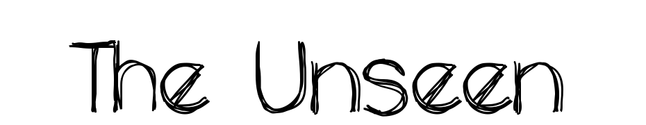 The Unseen cкачати шрифт безкоштовно